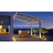 PC Sheet Cover Aluminium Frame Carport for Garden